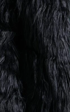 Showpo Fiona Faux Fur Coat In Black -Showpo Women's Clothing Store Faux Real coat in black S0690J2 Black 9