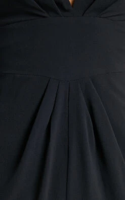 Showpo Fenella Sweetheart Drape Front Midi Dress In Black 11 Showpo Fenella Sweetheart Drape Front Midi Dress In Black -Showpo Women's Clothing Store Fenella Drape Front Dress in Black 2528SD22050004012529 5