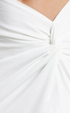 Showpo Forrest Halter Neck Top Twist Midi Skirt Two Piece Set In White -Showpo Women's Clothing Store Forrest Halter Neck Top Twist Midi Skirt Two Piece Set in White 2528SC21070016022529 11