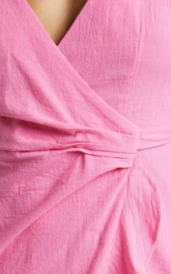 Showpo Francoise Long Sleeve Wrap Mini Dress In Pink 17 Showpo Francoise Long Sleeve Wrap Mini Dress In Pink -Showpo Women's Clothing Store Francoise Wrap Style Dress Dress in Pink 2528SD21110093012529 11