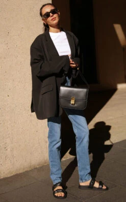 Showpo Amalea Oversized Boyfriend Blazer In Black 12 Showpo Amalea Oversized Boyfriend Blazer In Black -Showpo Women's Clothing Store GT2A6635 cl copy