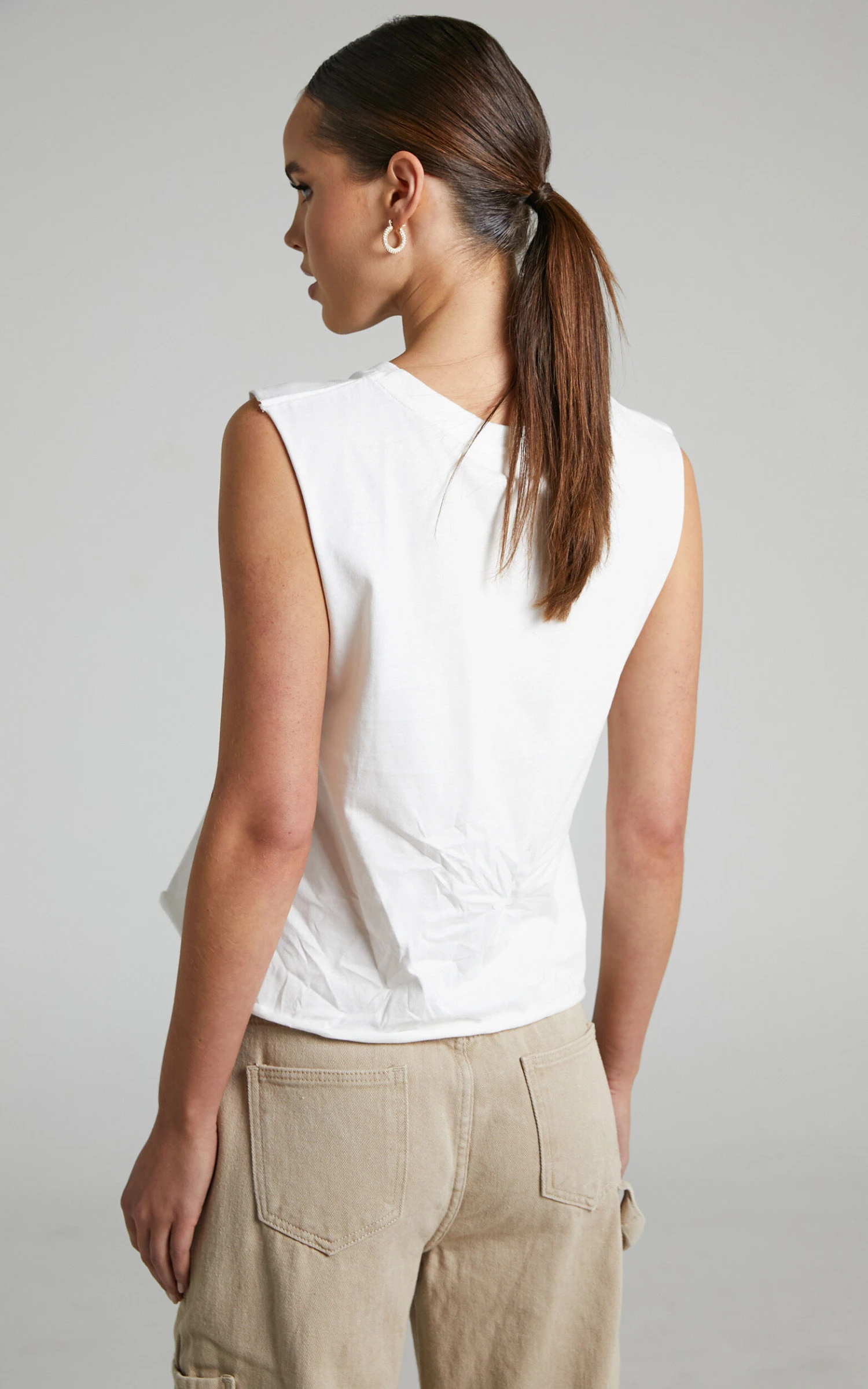 Showpo Gia Tee In White 6 Showpo Gia Tee In White - Image 6