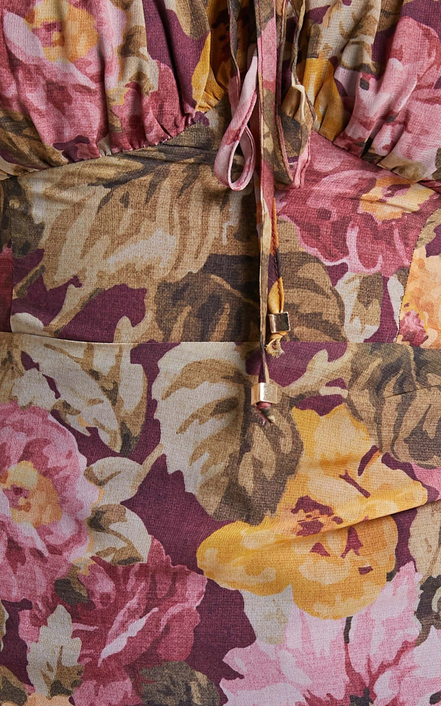 Showpo Grizela Gathered Bust Long Sleeve Mini Dress In Classic Floral 7 Showpo Grizela Gathered Bust Long Sleeve Mini Dress In Classic Floral - Image 7