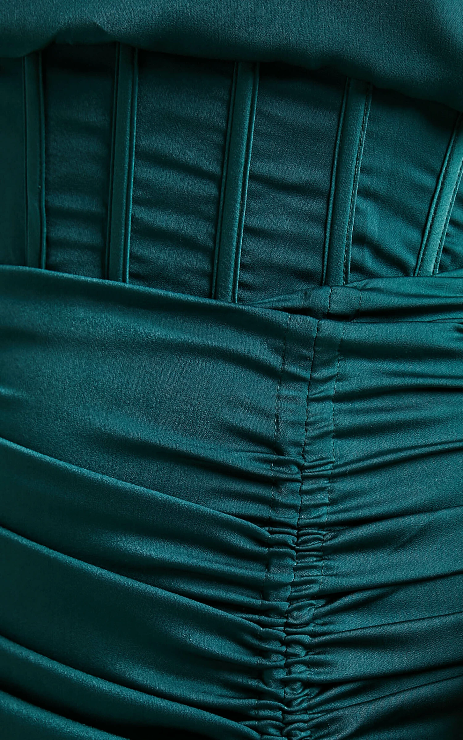 Showpo Hawk Off Shoulder Corset Drawstring Detail Midi Dress In Emerald 9 Showpo Hawk Off Shoulder Corset Drawstring Detail Midi Dress In Emerald - Image 9