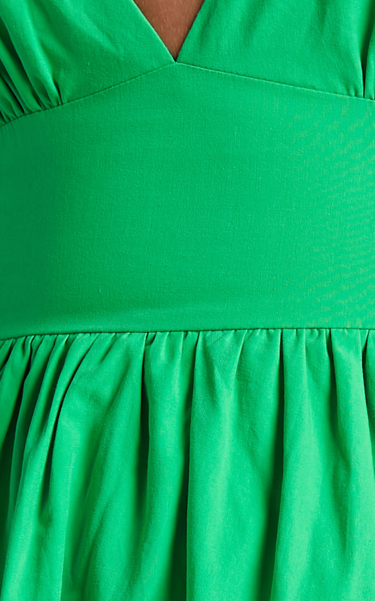 Showpo Haydie Maxi Dress - V Neck Thigh Split Dress In Green 7 Showpo Haydie Maxi Dress - V Neck Thigh Split Dress In Green - Image 7