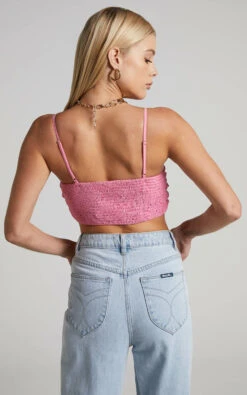 Showpo Haydie Crop Top - Bow Twist Front Top In Pink 12 Showpo Haydie Crop Top - Bow Twist Front Top In Pink -Showpo Women's Clothing Store Haydie Twist Bow Crop Top in Pink 2528ST22100034012529 9