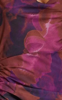 Showpo Hermae Ruched Side Split Tie Back Slip Midi Dress In Blurred Dreams 16 Showpo Hermae Ruched Side Split Tie Back Slip Midi Dress In Blurred Dreams -Showpo Women's Clothing Store Hermae Ruched Side Split Tie Back Slip Midi Dress in Blurred Dreams 9