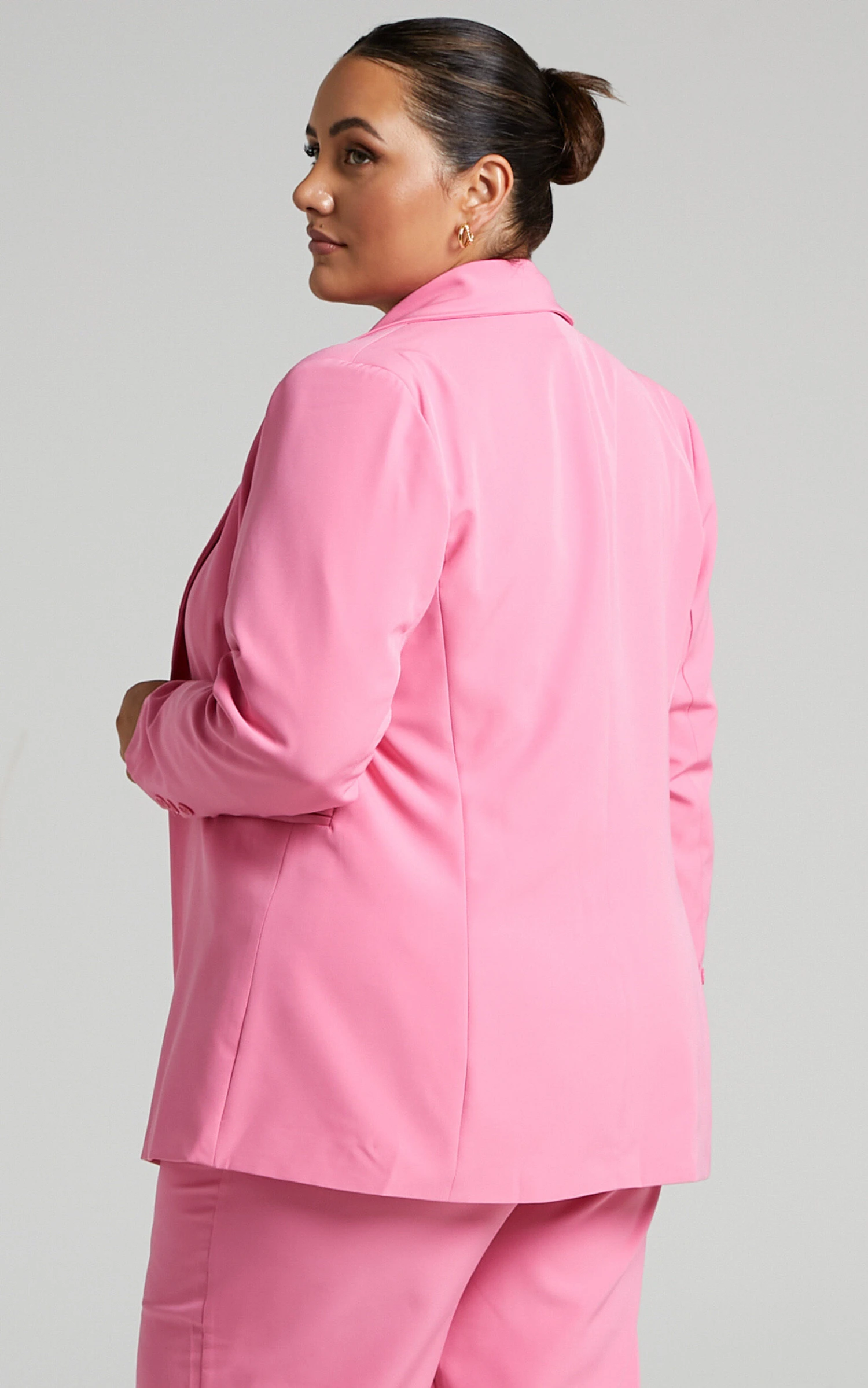 Showpo Hermie Single Breasted Blazer In Pink 7 Showpo Hermie Single Breasted Blazer In Pink - Image 7