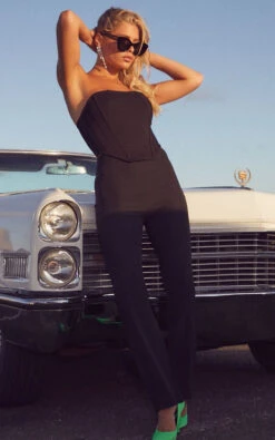 Showpo Andriya Pants - High Waisted Fitted Kick Flare Pants In Black 13 Showpo Andriya Pants - High Waisted Fitted Kick Flare Pants In Black -Showpo Women's Clothing Store IMG 4458 252812529