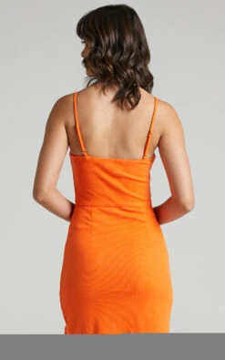 Showpo Island Babe Mini Dress In Orange 15 Showpo Island Babe Mini Dress In Orange -Showpo Women's Clothing Store Island Babe Dress in orange S010854 Orange 5