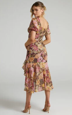 Showpo Jasalina Puff Sleeve Midi Dress In Classic Floral 16 Showpo Jasalina Puff Sleeve Midi Dress In Classic Floral -Showpo Women's Clothing Store Jasalina Dress in Classic Floral 2528SD21020008022529 22