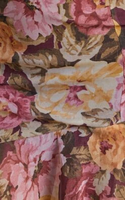 Showpo Jasalina Puff Sleeve Midi Dress In Classic Floral 17 Showpo Jasalina Puff Sleeve Midi Dress In Classic Floral -Showpo Women's Clothing Store Jasalina Dress in Classic Floral 2528SD21020008022529 33