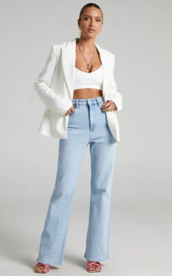 Showpo Jaxine Storm Flap Blazer In White 11 Showpo Jaxine Storm Flap Blazer In White -Showpo Women's Clothing Store Jaxine HEAVY WEIGHT STORM FLAP JACKET in White 2528SO22040008012529