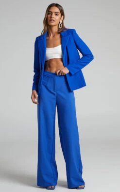 Showpo Jaxine Storm Flap Blazer In Cobalt -Showpo Women's Clothing Store Jaxine Storm Flap Blazer in Cobalt 2528SO22040008032529