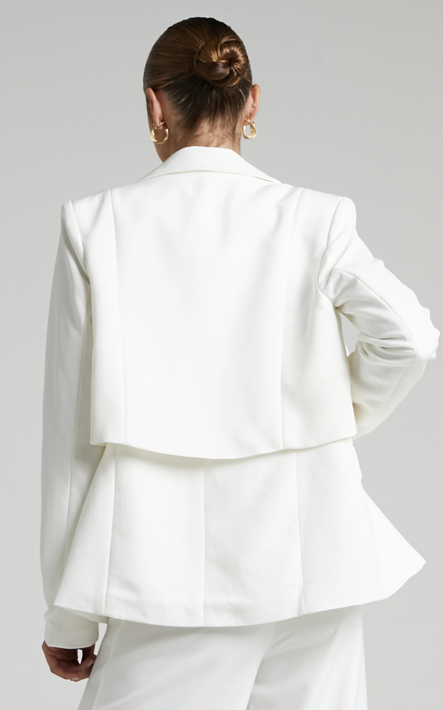 Showpo Jaxine Storm Flap Blazer In White 6 Showpo Jaxine Storm Flap Blazer In White - Image 6