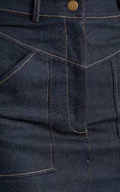 Showpo Jayeleh Denim Topstitched Mini Skirt In Indigo Wash 13 Showpo Jayeleh Denim Topstitched Mini Skirt In Indigo Wash -Showpo Women's Clothing Store Jayeleh Denim Skirt in Indigo Wash 2528SB22060003032529 4