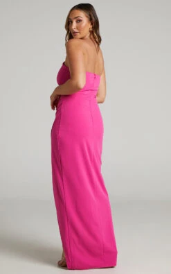 Showpo Jayra Strapless Wrap Front Maxi Dress In Hot Pink 16 Showpo Jayra Strapless Wrap Front Maxi Dress In Hot Pink -Showpo Women's Clothing Store Jayra Strapless Dress with Wrap Front in Hot Pink 2528SD21120071022529 6