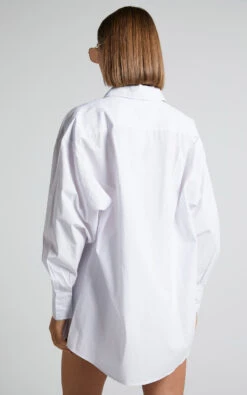 Showpo Jerah Two Piece Bralette And Shirt Set In White -Showpo Women's Clothing Store Jerah Two Piece Bralette and Shirt Set in White 5