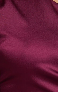 Showpo Jihyo Tie Waist Asymmetric One Shoulder Drape Puff Sleeve Top In Burgundy 15 Showpo Jihyo Tie Waist Asymmetric One Shoulder Drape Puff Sleeve Top In Burgundy -Showpo Women's Clothing Store Jihyo Tie Waist Asymmetric One Shoulder Drape Puff Sleeve Top in Burgundy 10