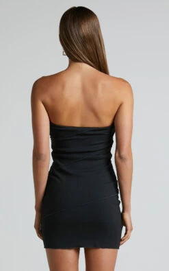 Showpo Joelann Mini Dress - Exposed Seam Strapless Ribbed Dress In Black 14 Showpo Joelann Mini Dress - Exposed Seam Strapless Ribbed Dress In Black -Showpo Women's Clothing Store Joelann Exposed Seam Strapless Ribbed Mini Dress in Black 7