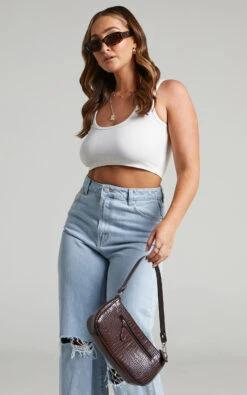 Showpo Joena Ribbed Tank In White 11 Showpo Joena Ribbed Tank In White -Showpo Women's Clothing Store Joena Ribbed Tank in White 2528ST22020033022529 7