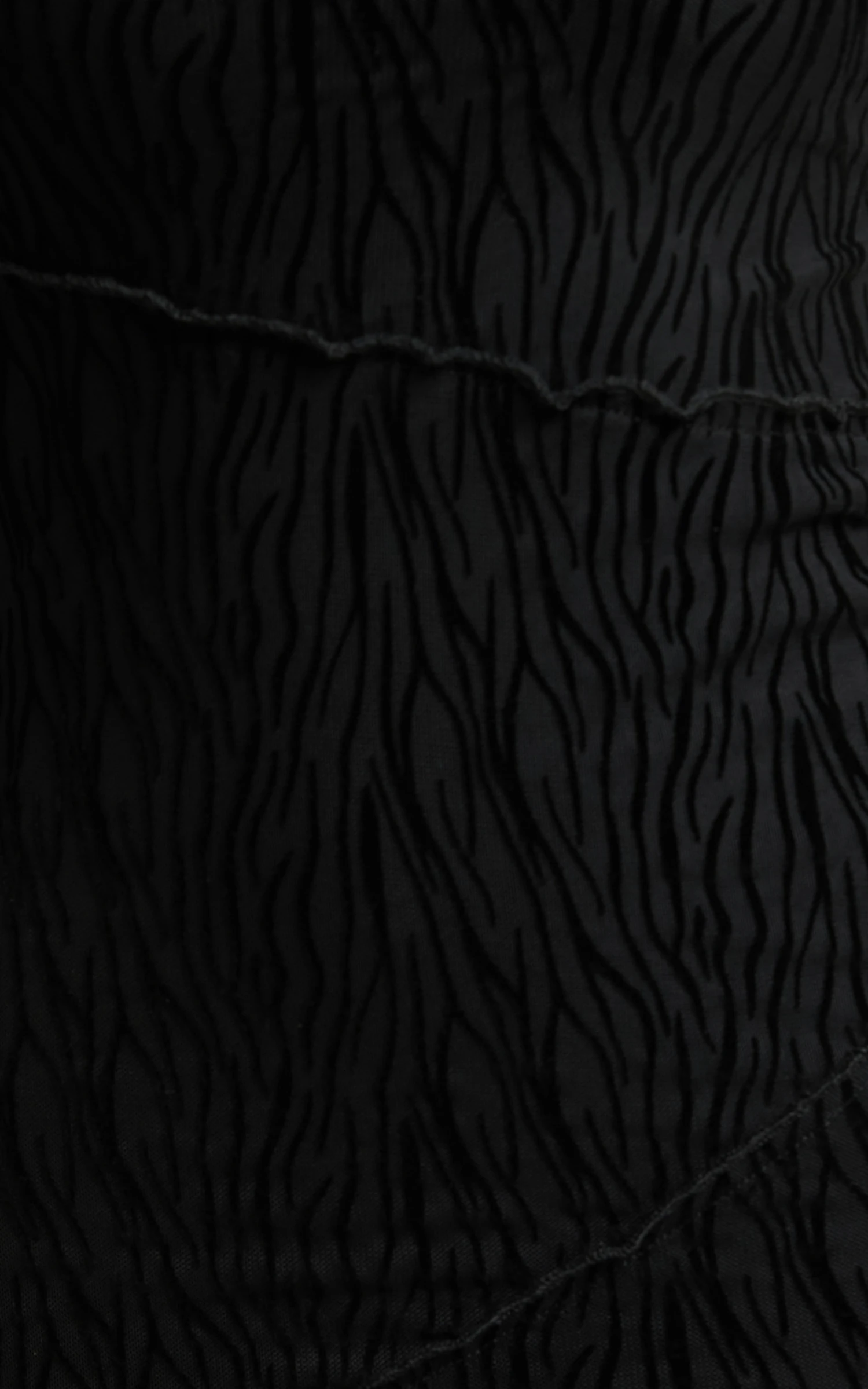 Showpo Jordana Mesh Burnout Midi Dress In Black 2 Showpo Jordana Mesh Burnout Midi Dress In Black - Image 2