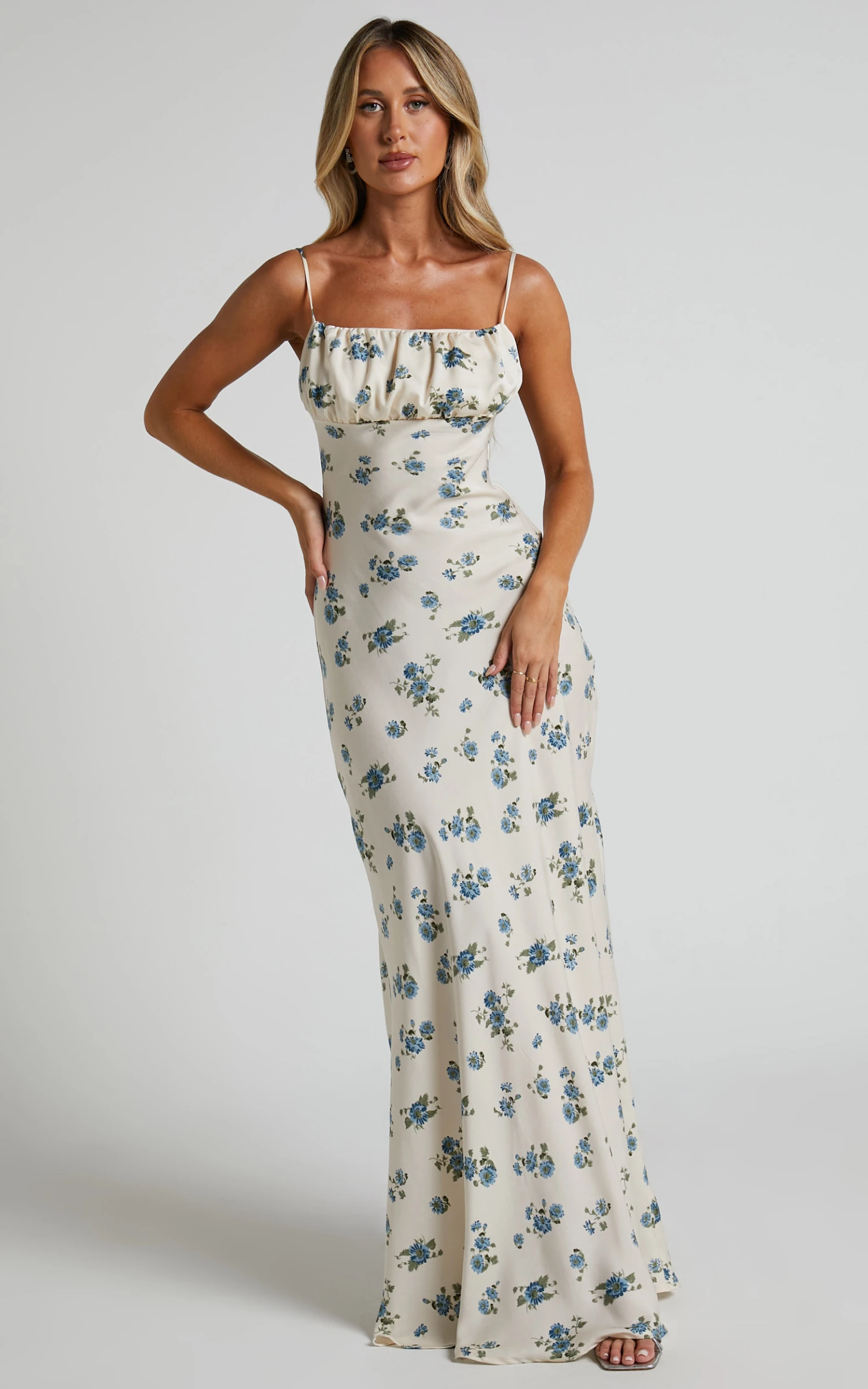 Showpo Jorhian Maxi Dress In Cream 3 Showpo Jorhian Maxi Dress In Cream - Image 3