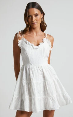 Showpo Jovanie Corset Mini Dress In White 13 Showpo Jovanie Corset Mini Dress In White -Showpo Women's Clothing Store Jovanie Corset Mini Dress in White 4