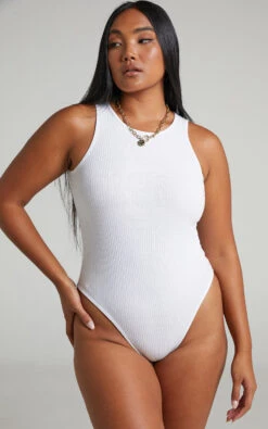 Showpo Julia High Neck Ribbed Bodysuit In White 11 Showpo Julia High Neck Ribbed Bodysuit In White -Showpo Women's Clothing Store Julia High Neck Ribbed Bodysuit in White 2528ST21060037042529 9