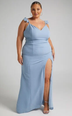 Showpo More Than This Ruffle Strap Maxi Dress In Light Blue 15 Showpo More Than This Ruffle Strap Maxi Dress In Light Blue -Showpo Women's Clothing Store Kalajzich x Riley x 11 Past 11 20.09.20217992
