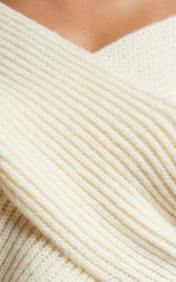 Showpo Karensita Wrap Knitted Jumper In Cream 17 Showpo Karensita Wrap Knitted Jumper In Cream -Showpo Women's Clothing Store Karensita Wrap Knitted Jumper in Cream 11