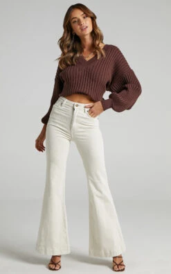 Showpo Kartia V Neck Jumper In Chocolate 14 Showpo Kartia V Neck Jumper In Chocolate -Showpo Women's Clothing Store Kartia V Neck Jumper in Chocolate SO21050006 8