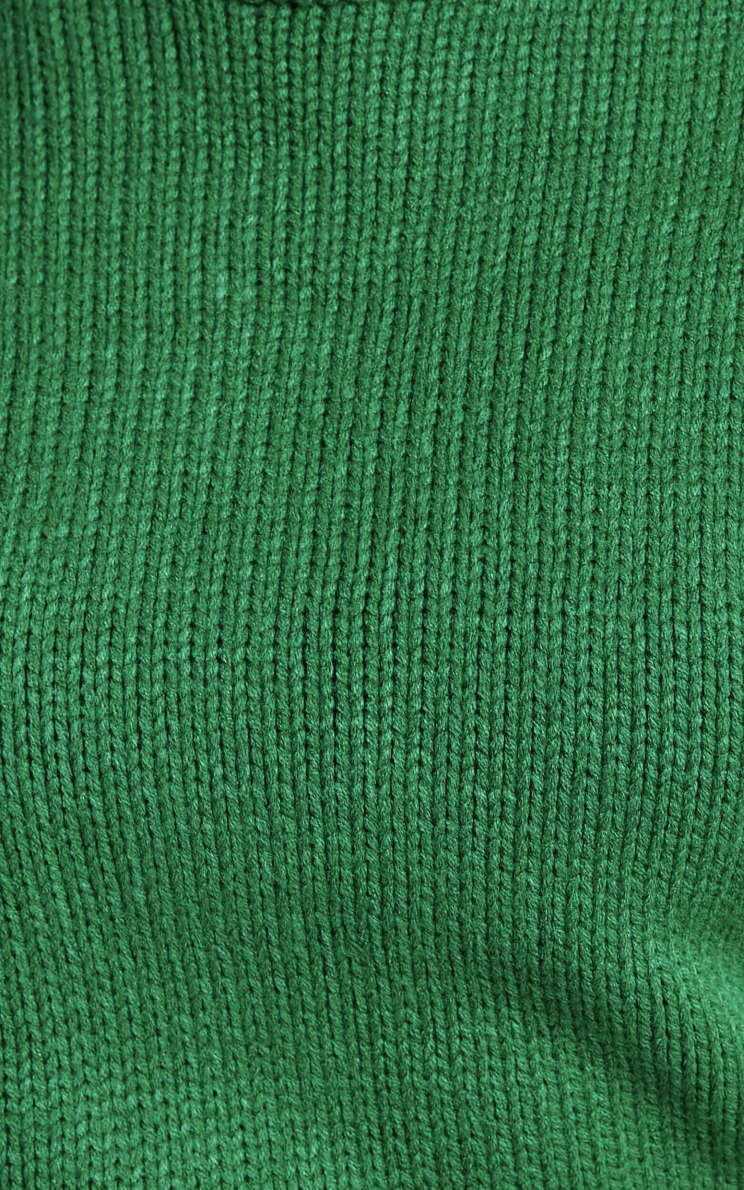 Showpo Kayrai Puff Sleeve Knit Jumper In Kelly Green 8 Showpo Kayrai Puff Sleeve Knit Jumper In Kelly Green - Image 8