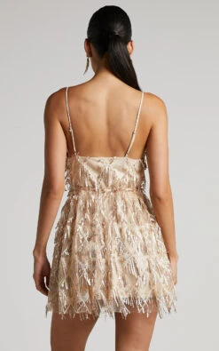 Showpo Khrizza Sequin Gathered Mini Dress In Gold 16 Showpo Khrizza Sequin Gathered Mini Dress In Gold -Showpo Women's Clothing Store Khrizza Sequin Gathered Mini Dress in Gold 22