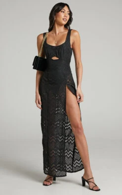 Showpo Khryzsha Sheer Cut Out Maxi Dress In Black 15 Showpo Khryzsha Sheer Cut Out Maxi Dress In Black -Showpo Women's Clothing Store Khryzsha Sheer Cut Out Maxi Dress in Black 2528SD21110062012529 8