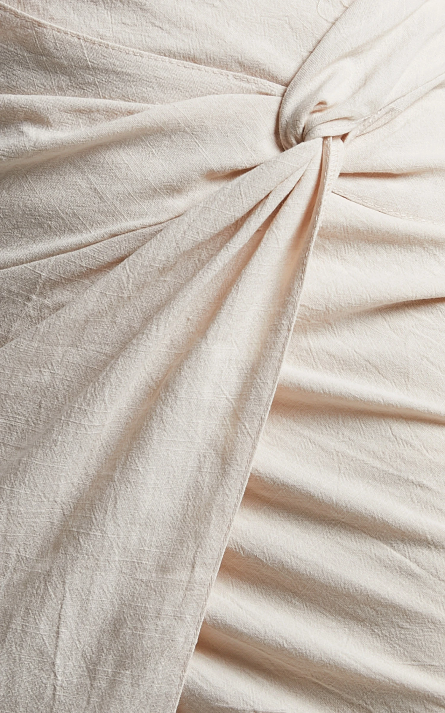 Showpo Kiandra Knot Detail Mini Skirt In Beige 9 Showpo Kiandra Knot Detail Mini Skirt In Beige - Image 9