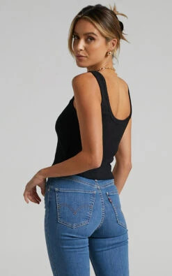 Showpo Kitura Cami In Black 15 Showpo Kitura Cami In Black -Showpo Women's Clothing Store Kitura Cami in Black S012704 Black 6