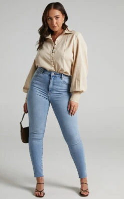 Showpo Kiva Blouse In Beige 11 Showpo Kiva Blouse In Beige -Showpo Women's Clothing Store Kiva Blouse in Beige ST20010020 13