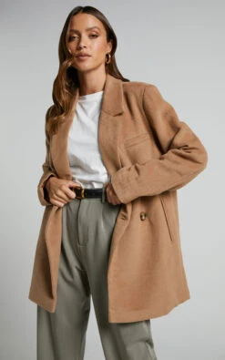 Showpo Kora Oversized Button Up Coat In Camel 14 Showpo Kora Oversized Button Up Coat In Camel -Showpo Women's Clothing Store Kora Oversized Button Up Coat in Camel 8
