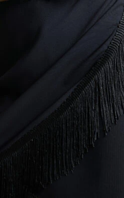 Showpo Lassey Fringe Trim Wrap Skirt In Black 15 Showpo Lassey Fringe Trim Wrap Skirt In Black -Showpo Women's Clothing Store Lassey Fringe Trim Wrap Skirt in Black 8