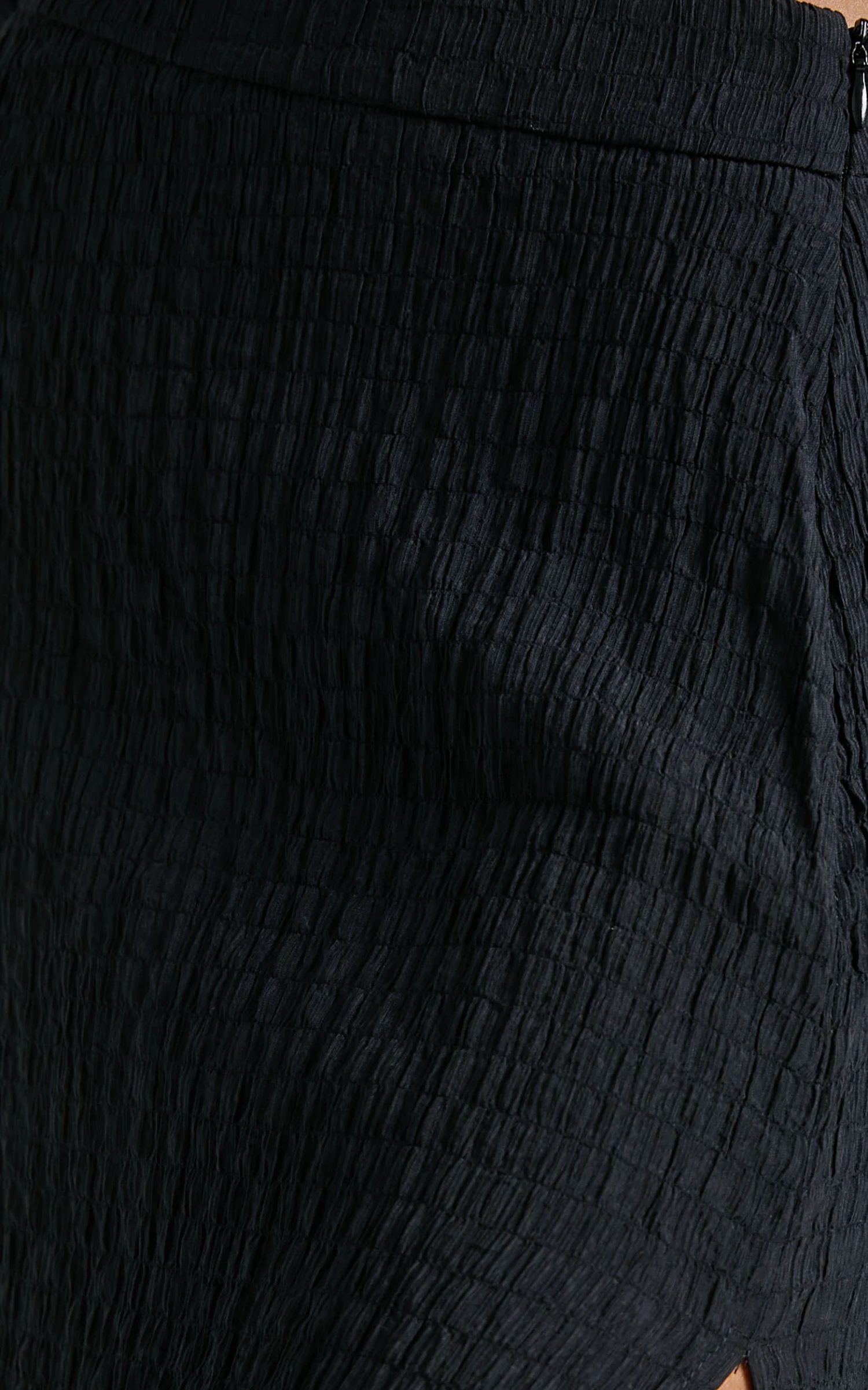 Showpo Lawson Long Sleeve Crop Top And Side Split Midi Skirt Two Piece Set In Black 6 Showpo Lawson Long Sleeve Crop Top And Side Split Midi Skirt Two Piece Set In Black - Image 6