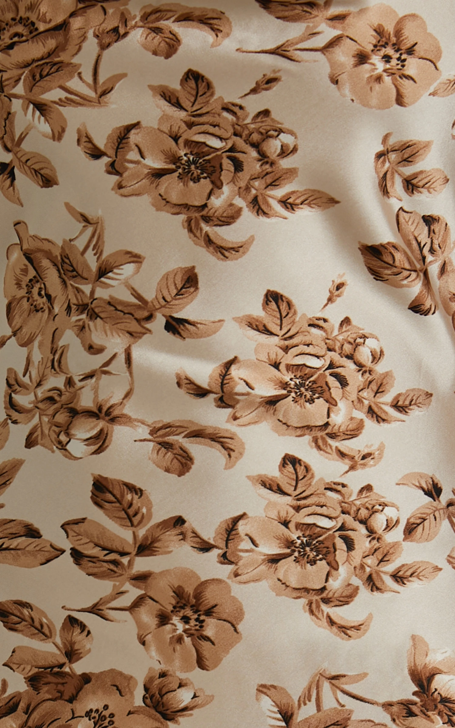 Showpo Legrace Cowl Neck Slip Maxi Dress In Golden Floral - Image 8