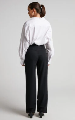 Showpo Lorcan Pants - High Waisted Tailored Pants In Black 12 Showpo Lorcan Pants - High Waisted Tailored Pants In Black -Showpo Women's Clothing Store Lorcan High Waisted Tailored Pants in Black 2528SB20010015052529 9