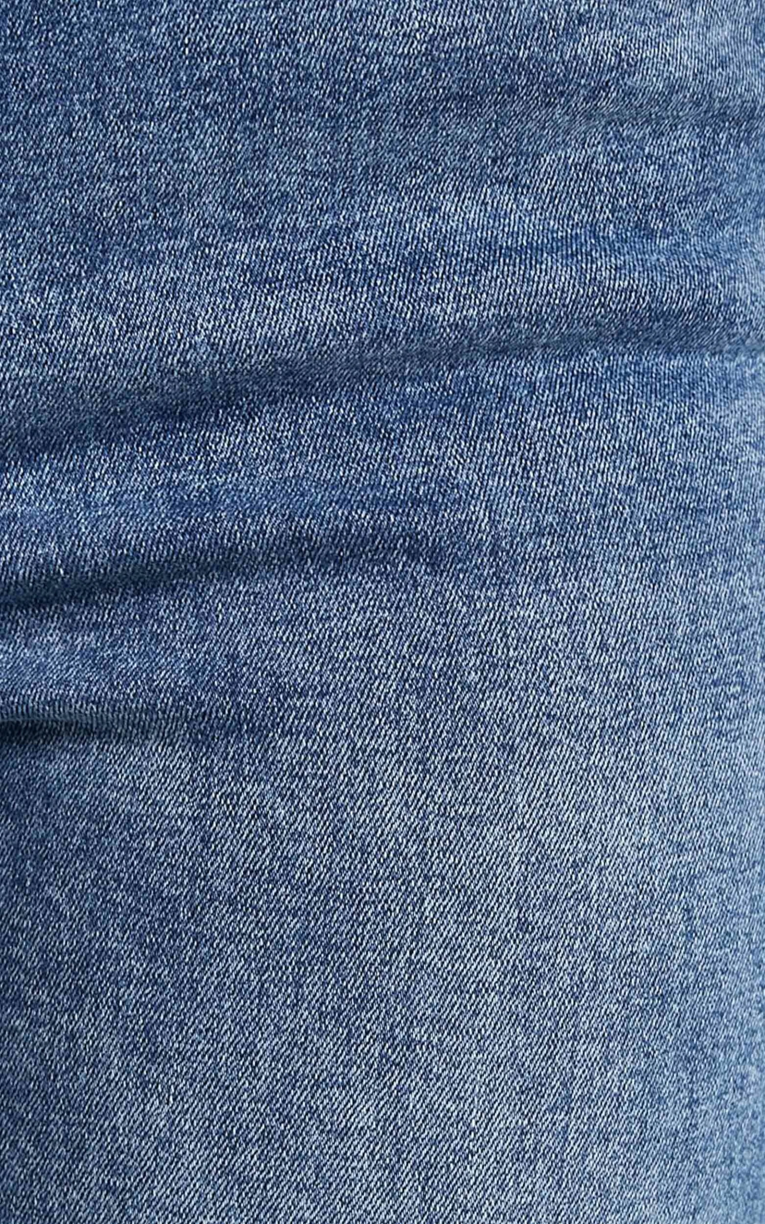 Showpo Lucilla - High Waisted Contour Fitted Jeans In Blue 9 Showpo Lucilla - High Waisted Contour Fitted Jeans In Blue - Image 9