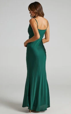 Showpo Lunaria Cowl Mermaid Maxi Slip Dress In Emerald Satin 16 Showpo Lunaria Cowl Mermaid Maxi Slip Dress In Emerald Satin -Showpo Women's Clothing Store Lunaria Dress in Emerald Satin SD20120052 7