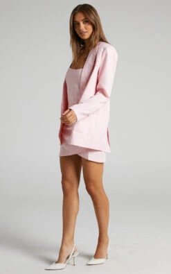 Showpo Maddiline Single Breasted Blazer In Pink Check 9 Showpo Maddiline Single Breasted Blazer In Pink Check -Showpo Women's Clothing Store MADDILINE Blazer in Check in Pink Check 2528SO22030009022529 1