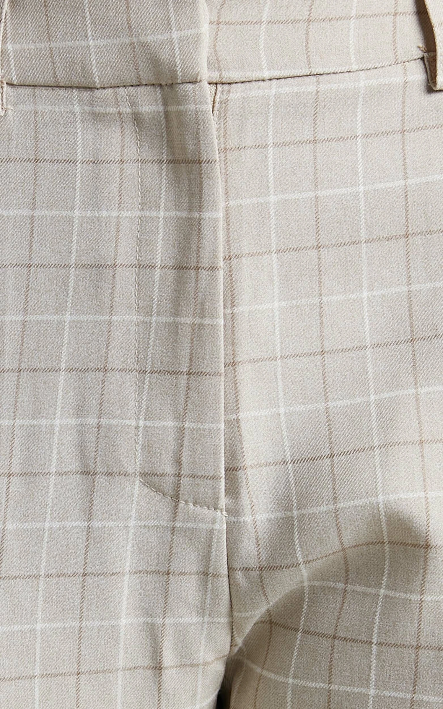 Showpo Maddiline Strapless Corset In Sand Check 9 Showpo Maddiline Strapless Corset In Sand Check - Image 9