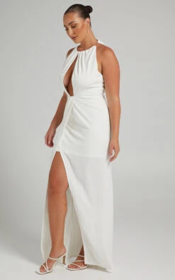 Showpo Banneth Open Front Formal Dress In White 15 Showpo Banneth Open Front Formal Dress In White -Showpo Women's Clothing Store MIKAYLA X LUCY X ANTHONY 01.11.2133585