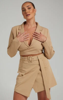 Showpo Valeria Asymmetric Mini Skirt In Camel 12 Showpo Valeria Asymmetric Mini Skirt In Camel -Showpo Women's Clothing Store MIKAYLA X LUCY X ANTHONY 01.11.2134249