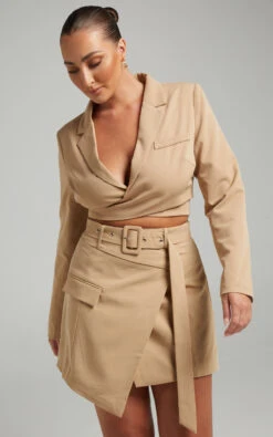 Showpo Valeria Asymmetric Mini Skirt In Camel 13 Showpo Valeria Asymmetric Mini Skirt In Camel -Showpo Women's Clothing Store MIKAYLA X LUCY X ANTHONY 01.11.2134253